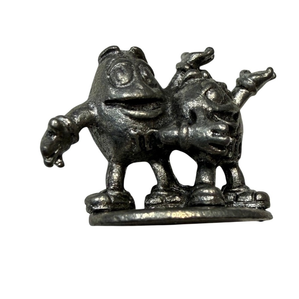 Vintage M&Ms Pewter Miniature Figurine Metal Candy Characters Collectible